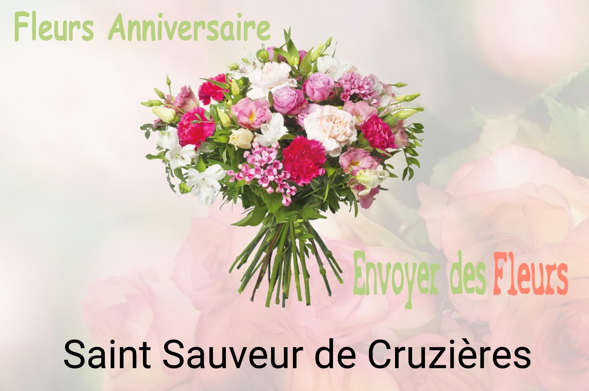 Bouquet de fleurs d’anniversaire livré à Saint-Sauveur-de-Cruzières