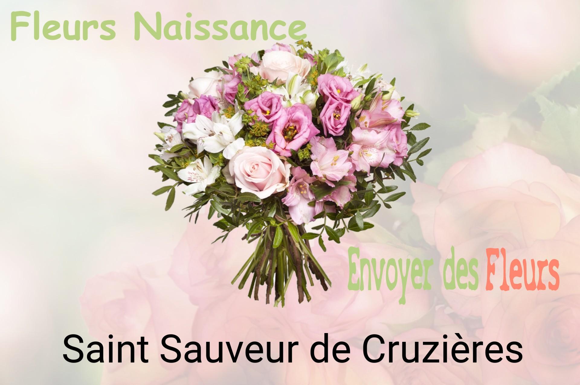 Bouquet de fleurs de naissance livré à Saint-Sauveur-de-Cruzières